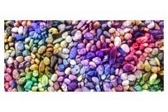 Mug Sublimation Designs ,Watercolor Stones Designed Mug Wrap Product Image 2