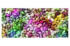 Mug Sublimation Designs ,Watercolor Stones Designed Mug Wrap Product Image 3