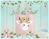 Cow Face With Sunflowers Svg Dxf Eps Png Pdf Files Product Image 2