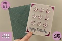 3D Birthday card insert design| Paper cutting |Cricut Card Product Image 5