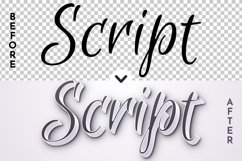 Script Editable Text Effect, Graphic Style Product Image 2