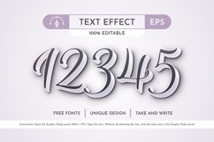 Script Editable Text Effect, Graphic Style Product Image 5