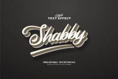 Editable text effect, Shabby text Product Image 1