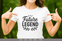 Future Legend - SVG Design for Baby T-Shirts and Gifts Product Image 3