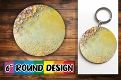 Shimmering Petal Sparkle PNG Sublimation : Keychain, Coaster Product Image 1