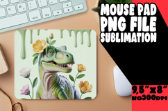 COZY MOUSE MAT CREATIVE SUBLIMATION, Cute Dino Product Image 1