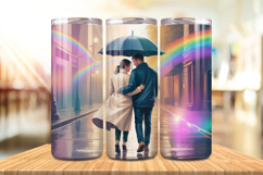 Valentine’s Day Umbrella Couple Tumbler Wrap PNG Big Bundle Product Image 21