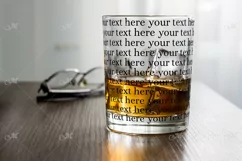 Whiskey Glass Mock-up. PSD+JPG Product Image 4