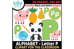 Big Alphabet Letter Clipart Bundle - Lime and Kiwi Designs Product Image 5