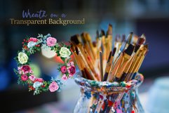 Bouquet pink "Tenderness" Watercolor png Product Image 8