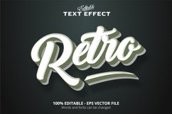 Editable text effect, retro text Product Image 1