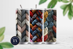 Vintage Knitting Digital Paper, Knitted Wool Pattern Product Image 2