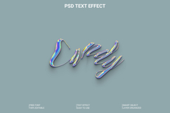 Liquid Chrome Text Effect Graphic Design Asset Product Image 1