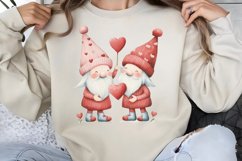 Cute Watercolor Valentines Day Clipart PNG Product Image 1