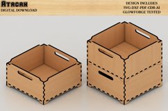 Multipurpose boxes / Glowforge Box files / Laser cut files Product Image 7