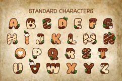 Coffee Bean Color Font Product Image 2