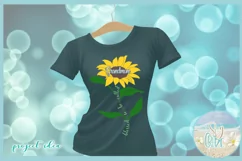 Blessed To Be Called Grandmom Quote with Sunflower SVG Product Image 3
