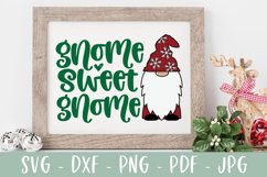 Christmas Gnome SVG, Gnome Sweet Gnome Product Image 3