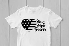 Stars & Stripe Forever - USA PATRIOTIC SVG EPS DXF PNG Files Product Image 2