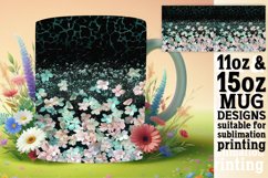 Blossom Leopard Glitter Mug Wrap Product Image 1