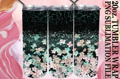 Glamorous Leopard Pattern Tumbler Wrap: Sublimation - 20oz Product Image 1