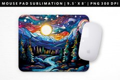 Christmas Mouse Pad Design | Mouse Pad Sublimation PNG Product Image 1