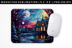 Christmas Mouse Pad Design | Mouse Pad Sublimation PNG Product Image 1