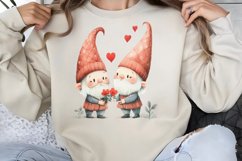 Cute Watercolor Valentines Day Clipart PNG Product Image 1