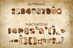 Coffee Bean Color Font Product Image 3