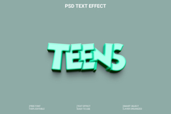 3D Extruded Text Effect Graphic Design Asset Product Image 1