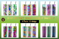 20 Oz Abstract Skinny Tumbler Bundle 7.6 Packs In One Product Image 1