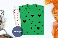 Green T-shirt & Skinny Tumbler Mockup, Folded T-shirt mockup Product Image 2