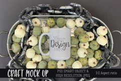 Halloween sublimation mug Craft Mockup | PSD & JPEG Product Image 1