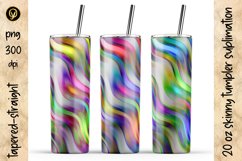 20 Oz Abstract Skinny Tumbler Bundle 4.6 Packs In One Product Image 3