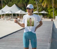 Sporty Bella Canvas Tshirt Mockup Maldives Holiday Product Image 4