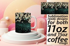 Glittery Flower Leopard Print Sublimation Product Image 1