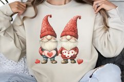 Cute Watercolor Valentines Day Clipart PNG Product Image 1