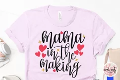 Mama in the making - Mother SVG EPS DXF PNG File Product Image 3