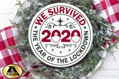 Ornament SVG PNG EPS DXF COVID 2020 SVG Christmas Quote SVG Product Image 3
