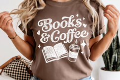 Books and Coffee PNG Book Lover Reading Product Image 9