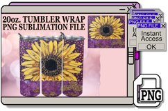 Sparkling Leopard &amp; Blossom Beauty Tumbler Sleeves - 20oz Product Image 1