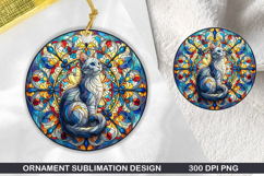 Animals Stained Glass Ornament Bundle, 30 High-Quality PNG Product Image 14