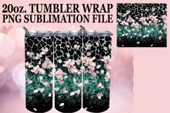 Shiny Leopard Print Tumbler Design: Sublimation - 20oz Product Image 1