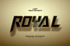 Editable text effect, Royal text Product Image 1