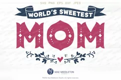 World's Sweetest Grandma, Nana, Gigi, Mimi, Mom, Mum Product Image 4