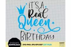 Birthday Queen SVG, Birthday Shirt SVG, Queen SVG, Cheers Product Image 2
