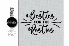 bestie SVG, Big Sister SVG, Best Friends SVG, Friendship Svg Product Image 2