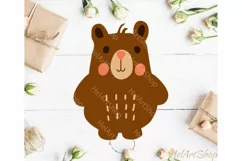 Cute Bear svg, Woodland svg, Forest Animal svg Product Image 1