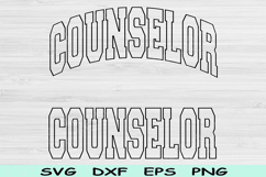 Counselor Svg Cut File, Counselor Png Guidance Counselor Svg Product Image 1