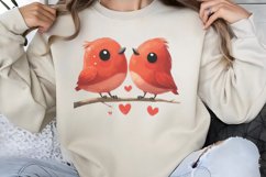 Cute Watercolor Valentines Day Clipart PNG Product Image 1